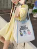 Nova Bolsa de Compras Ins Coreana Fofa de Desenho Animado de Alta Qualidade para Mulheres, Leve para Viagem, Grande Capacidade, Transversal