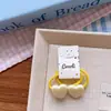 Nuevo clip de resina coreano para niños con forma de pico de pato y corazón de melocotón, par para padres e hijos, no daña el pelo, accesorio para el pelo de estudiante