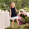 Productos de Comercio Exterior Personalizados Exclusivamente para Amazon Transfronterizo: Nuevo Vestido Floral 3D para Niñas, Vestido sin Mangas, Vestido de Princesa, Estilo Dulce
