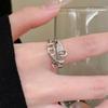 Anillo Único de Nariz de Cerdo Resistente para Mujer, Nuevo Anillo Versátil Popular de Diseño de Nicho para Dedo Índice, Anillo Dulce y Fresco Estilo Chica Popular