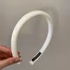 Diadema de Estilo Fresco de Lujo Ligero, Diseño de Esponja Fina, Accesorio para el Cabello de Gama Alta, Diadema de Colores para Mujeres, Venta al por Mayor, Diadema de Corona Alta para Lavarse la Cara