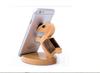 Rack de telefone móvel de madeira maciça Desktop Creative Mobile Phone Stand de madeira suporte preguiçoso animal suporte de telefone móvel