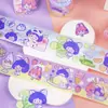 Chica Perro y Cinta de Papel Caja con Patrón de Impresión Ultra Claro Sin Repetir Manual Material Decorativo DIY Pegatina Pintura