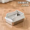 Caja de Arena para Gatos LOGO Personalización Metal Plástico Extra Grande Semicerrada Anti-Rastreo Fábrica Muestra Gratuita Personalización