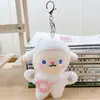 Lindo Bufanda Azul Marino Pato Peluche Colgante Llavero Decoración para Bolso de Pareja Muñeca Juguete Pequeño Juguete de Peluche