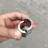Accesorios para Exhibición de Eventos en Tiendas de Ropa: Mosquetones Redondos de Tubo de Acero Inoxidable Móviles, Mosquetones para Perchero de Ropa