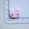 Gafas Brillantes Accesorios de Resina Gatito Kt Dibujos Animados DIY Joyería Infantil Pasador Caja de Almacenamiento Parche Adhesivo para Refrigerador