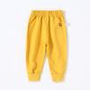 Calça de Bebê Primavera e Outono Roupa Externa Fina Algodão Puro Casual Calça de Moletom para Meninos e Meninas 2025 Nova Calça de Primavera para Bebê