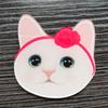 Tú. Broche acrílico de gato lindo de Corea del Sur, insignia de animal de dibujos animados, parche, alfiler para bolso, accesorios, alfiler, joyería pequeña