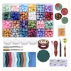 1 Conjunto de Pérolas para Selo de Cera, Conjunto de Carimbos de Selo de Cera com 24 Compartimentos e Pérolas de Cera de Cores Misturadas, Forno Derretedor de Envelopes Correspondente e Pinças