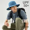 Sombrero de Pesca Senwai de Marca Personalizado para Montañismo al Aire Libre con Protección Solar para Hombres en Verano, Sombrero Solar para Cubrir el Rostro al Aire Libre con Ala Ancha