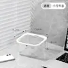 Papelera de Escritorio Transparente de Lujo Ligero Tipo Prensa para Sala de Estar Oficina Mini con Tapa Alta Apariencia Impresión a Cuadros Papelera