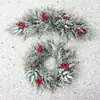 Conjunto de guirlanda e chifre de Natal, Vinha de Natal, Mistura de PE+PVC, Guirlanda Norfolk, Decorações de Natal, Transfronteiriço