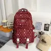 Versión Coreana de la Nueva Mochila Escolar Transfronteriza de Moda para Chicas de Secundaria, Alto Valor Estético, Mochila Estelar Estilo Ins, Mochila para Estudiante de Preparatoria