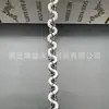 Nuevo Estilo Encaje de Cinta Ondulada Adorno 1 cm de Ancho Accesorios para Ropa S Hilo Dorado Hilo Plateado Decoración de Lámpara de Mesa Adorno de Encaje