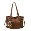 Bolsos Retro de Moda para Mujer Primavera 2026 Nuevo Bolso Tote de Gran Capacidad Bolso de Hombro Moderno Bolso Cruzado para el Trabajo