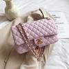 Bolso de Alta Gama 2026 Nuevo Estilo Bolso Pequeño de Cadena Acolchado Estilo Chanel Popular Bolso para Mujer Temperamento de Diseñador Bolso Bandolera de Un Hombro