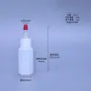 Frasco plástico de bico pontudo 60ml 100ml 200ml 300ml Frasco de pigmento 500ml Frasco de molho squeeze