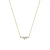 Venta Directa de Fábrica Collar con Colgante Marquise de Zircón en Acero Inoxidable 316, Cadena Clavicular Versátil de Lujo Ligero, Joyería que No se Desvanece