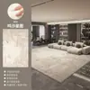 Tapete Sala de Estar 2026 Novo Italiano Luxo Leve Sensação de Alto Padrão Impermeável Sem Lavagem Limpável Tapete de Chão Espessado Quarto Tapete ao Lado da Cama