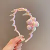 Faixa de Cabelo Infantil para Franja e Fios Soltos, Faixa de Cabeça Dentada Antiderrapante Que Não Puxa o Cabelo, Acessório de Cabelo de Desenho Animado para Meninas