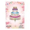 Decoraciones de Globos para Fiesta de Cumpleaños Papel de Aluminio Cono de Helado Cupcake Cumpleaños de Dibujos Animados Transfronterizo