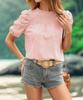 Bai Fen Zhi Yi Amazon Comercio Exterior Verano Europeo y Americano Transfronterizo Tendencia Estilo Retro Versátil Suéter Camisa Estampado de Leopardo