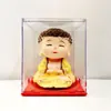 Ornamentos criativos de gato da sorte solar de 2 polegadas acenam automaticamente em todas as direções para atrair dinheiro decoração de mesa de escritório caixa balcão de atendimento