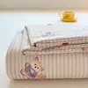 Nuevas Sábanas de Gasa Doble Capa Engrosada Individual Grado A para Maternidad e Infancia Juego de Tres Piezas para Cama Individual de Dormitorio Funda de Almohada