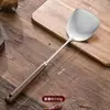 Espátula de Cogumelo de Aço Inoxidável 304 com Cabo de Nogueira, Conjunto de Utensílios de Cozinha para Cozinha Doméstica, Espátula para Saltear, Colher para Fondue, Colher de Sopa