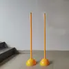 Anillo de Entrenamiento de Obstáculos para Drones Círculo de Plástico con Base Poste FPV Puerta Equipo de Entrenamiento para Competición Pista
