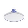 Ventosa de cabeza de hongo transparente de PVC con disco, ventosa de vacío con audio sin costuras, ventosa fija de plástico de 75 mm de grosor, ventosa grande