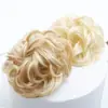Venta al por mayor del fabricante Anillo para el cabello de fibra química con cabeza de bola Flor para cabeza de peluca Cuerda de goma Elástico Anillo para el cabello liso Anillo para el cabello de bola