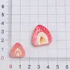 Frutas Simuladas Kiwi, Sandía, Rodajas de Fresa, Pegamento de Crema DIY para Accesorios de Cabello, Llaveros, Flores para Zapatos, Adornos de Resina