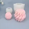 Nuevo Producto Transfronterizo Molde de Silicona para Velas con Forma de Gota de Lluvia Giratorio Molde Geométrico de Arco para Gotas de Yeso Adorno Decorativo