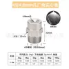 Acero Inoxidable Gran Angular Cono Sólido Junta Universal de Acero Inoxidable para Humidificación, Enfriamiento y Eliminación de Polvo Boquilla de Cono Sólido Atomizador