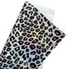 Venta Directa de Fábrica de Película de PVC Láser con Estampado de Leopardo Iridiscente Nuevo, Material Duradero y Resistente para Bolsos, Equipaje, Zapatos y Películas para Abanicos