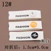 Etiqueta de Talla del Fabricante Código Cambiable Extraíble Etiqueta de Cuello de Ropa Marca de Lavado Hebilla de Talla de Plástico Etiqueta Lavable Marca de Código Venta al por Mayor