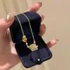 Corrente de Aço Titânio Rosa Francesa Pingente Personalizado de Alta Qualidade Colar Feminino Pulseira de Entrada de Luxo Nicho Anel Conjunto de Joias