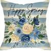 Funda de almohada con estampado de hortensias para plantas y flores de Amazon transfronteriza para sala de estar y dormitorio del hogar, personalizable