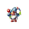 Colgante de Acrílico 2D para Coche con Diseño Nuevo Transfronterizo Día de la Independencia Americana Llavero de Gato Conejo Águila de Dibujos Animados Decoración Interior de Coche