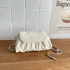 Bolsas Femininas, Luxo Leve, Nicho, Alto Padrão, Bolsa Nuvem Plissada, Novo Estilo Verão 2026, Fashion e Versátil, Bolsa de Trabalho Feminina