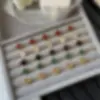 Pulsera de Acero de Titanio con Trébol de Cuatro Hojas de Nácar por Ambos Lados para Mujer para Usar en la Ducha y Asistencia Diaria Joyería de Mano de Trébol Dulce