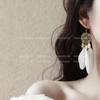 Pendientes de borlas largas y elegantes de Corea del Sur con un alto sentido de la celebridad de Internet, pendientes de personalidad femenina con estilo moderno, joyería de oreja 925 al por mayor