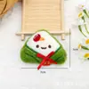 Festival del Bote del Dragón Colgante de Zongzi Juguete de Peluche con Hojas de Artemisa Accesorios DIY para Zapatos y Sombreros, Regalo de Graduación de Secundaria al por Mayor