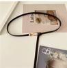 Cinturón fino de moda para mujer, cinturón decorativo con nudo de piel de vaca, cinturón pequeño de piel de vaca para vestido de mujer