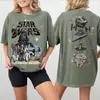 2026 Camiseta Especial de Manga Corta 50 Aniversario de Star Wars Verano Casual para Hombre y Mujer Camiseta Infantil Verano