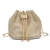 Atacado do Fabricante Personalizado 2026 Nova Bolsa Saco Tendência Fashionável Celebridade da Internet Diamante Ombro Único Transversal Corrente Bolsa