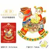 Ímã de Geladeira de Metal Changsha Cultural e Criativa Adesivo Magnético de Ponto Turístico Lembrança Atacado Presente Atacado