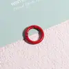 Argola Chaveiro Cor Tinta Assada Abertura Fivela de Mola Conexão Fivela de Cartão diy Pingente Ornamento Feito à Mão Anel